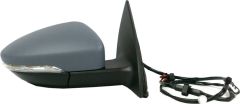 Volkswagen EOS 2010-2015 Electric Heated Power Folding Primed (Suitable for Painting) Wing Mirror Unit Driver Side