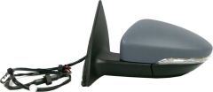 Volkswagen EOS 2010-2015 Electric Heated Power Folding Primed (Suitable for Painting) Wing Mirror Unit Passenger Side