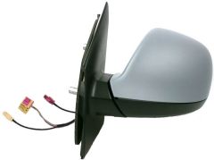 Volkswagen California 2020-2024 Electric Heated With FM/AM1 Radio Aerial & LTE Aerial Primed (Suitable for Painting) Wing Mirror Unit Passenger Side