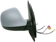 Volkswagen Caravelle 2020-2022 Electric Heated Power Folding With FM2/DAB Radio Aerial & GPS Aerial Primed (Suitable for Painting) Wing Mirror Unit Driver Side