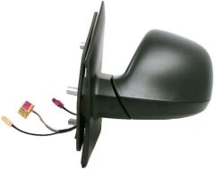 Volkswagen Transporter 2020-2024 Electric Heated With FM/AM1 Radio Aerial & LTE Aerial Black Wing Mirror Unit Passenger Side