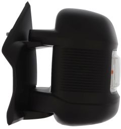 Peugeot Boxer 2024-2027 Electric Heated Short Arm Black Wing Mirror Unit Passenger Side