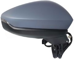 Audi RS3 2021-2024 Electric Heated Power Folding With Memory Primed (Suitable for Painting) Wing Mirror Unit Driver Side