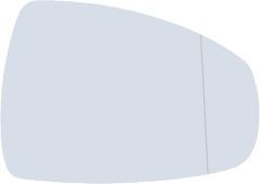 Audi A1 2015-2018 Heated Clear Tinted Aspherical Wing Mirror Glass Driver Side