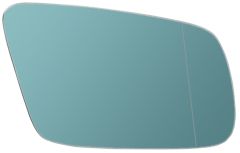 Audi A4 1999-2001 Heated Blue Tinted Aspherical Wing Mirror Glass Driver Side
