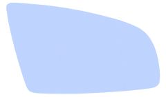 Audi A3 2004-2008 Heated Blue Tinted Convex Wing Mirror Glass Driver Side