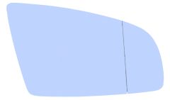 Audi A3 2003-2008 Heated Blue Tinted Aspherical Wing Mirror Glass Driver Side