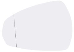 Audi RS3 2015-2021 Heated Clear Tinted Aspherical Wing Mirror Glass Passenger Side