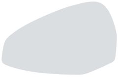 Audi RS4 2018-2020 Heated Clear Tinted Convex Wing Mirror Glass Passenger Side